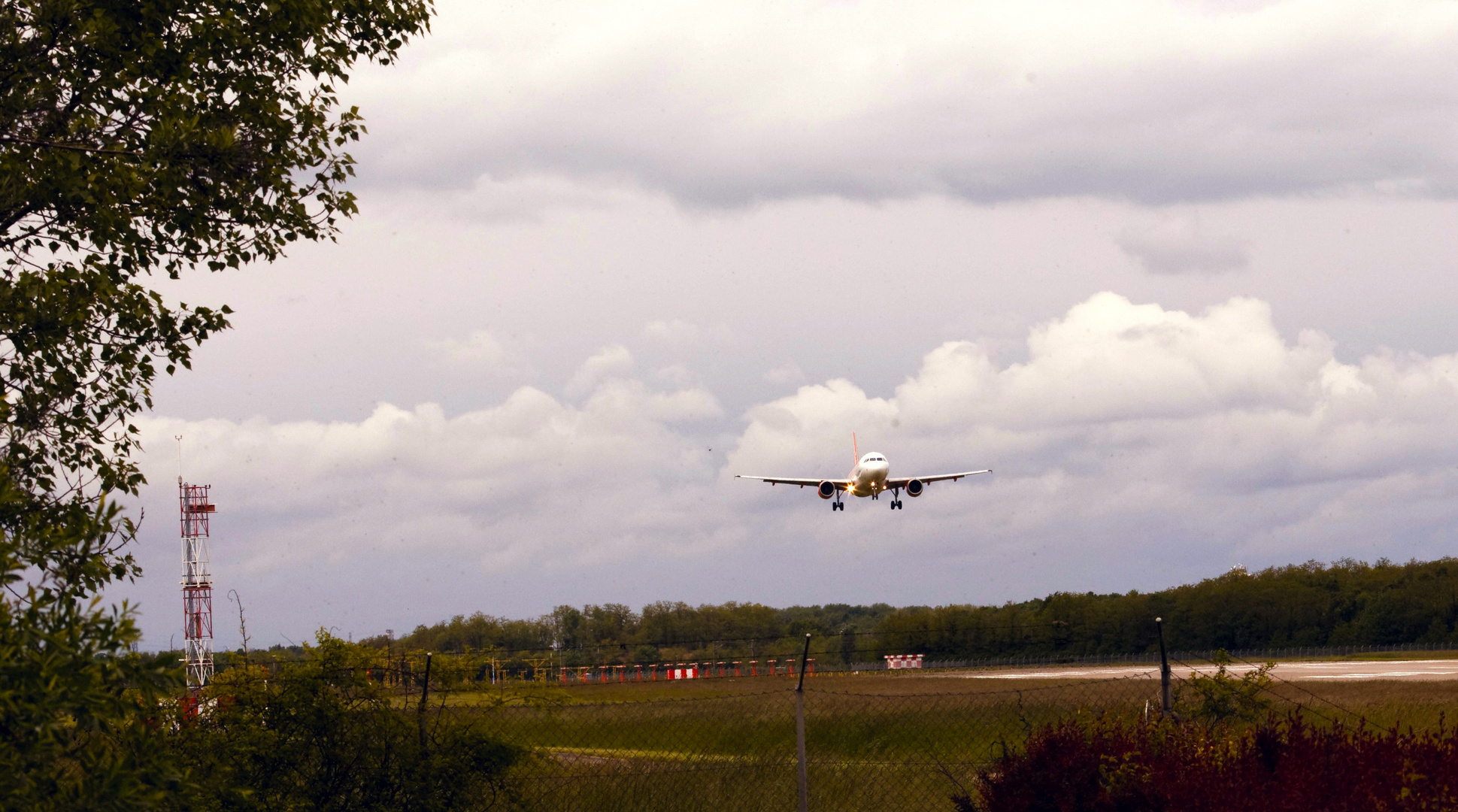 Anflug Basel/Mulhouse