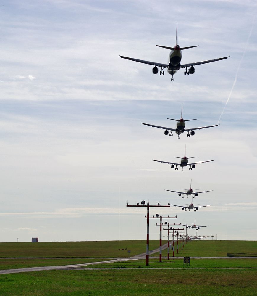 Anflug Düsseldorf