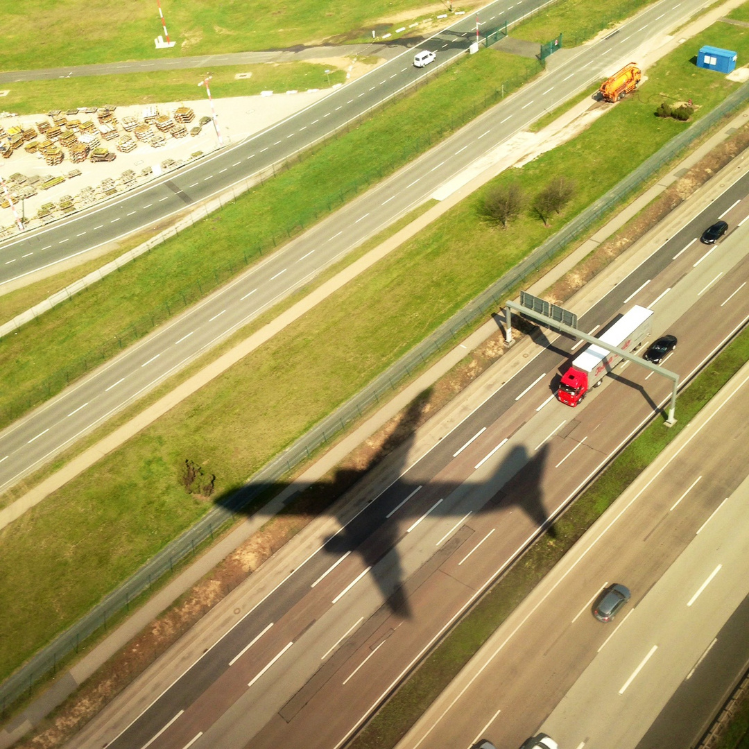 Anflug Flughafen Frankfurt