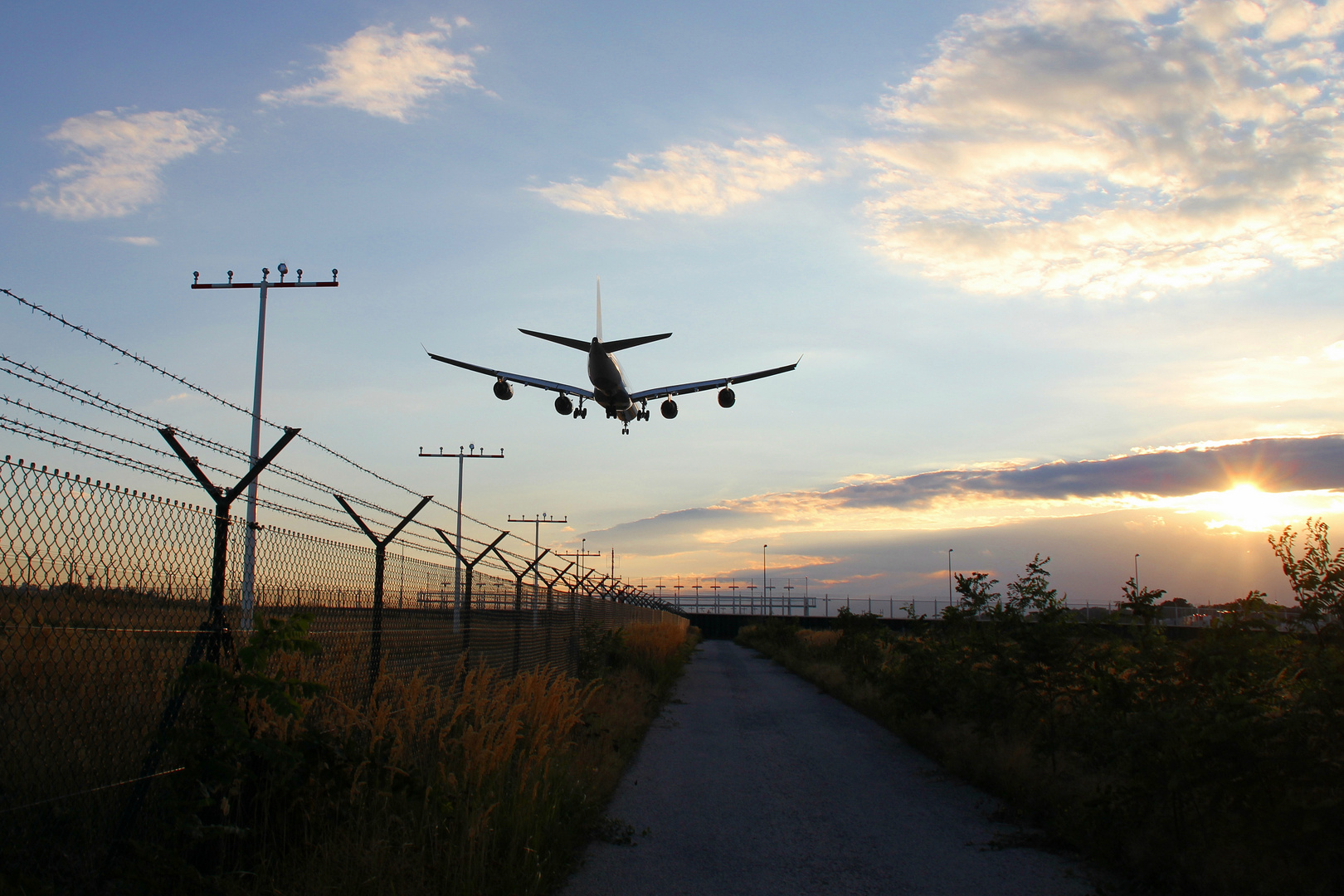 Anflug Frankfurt a. Main