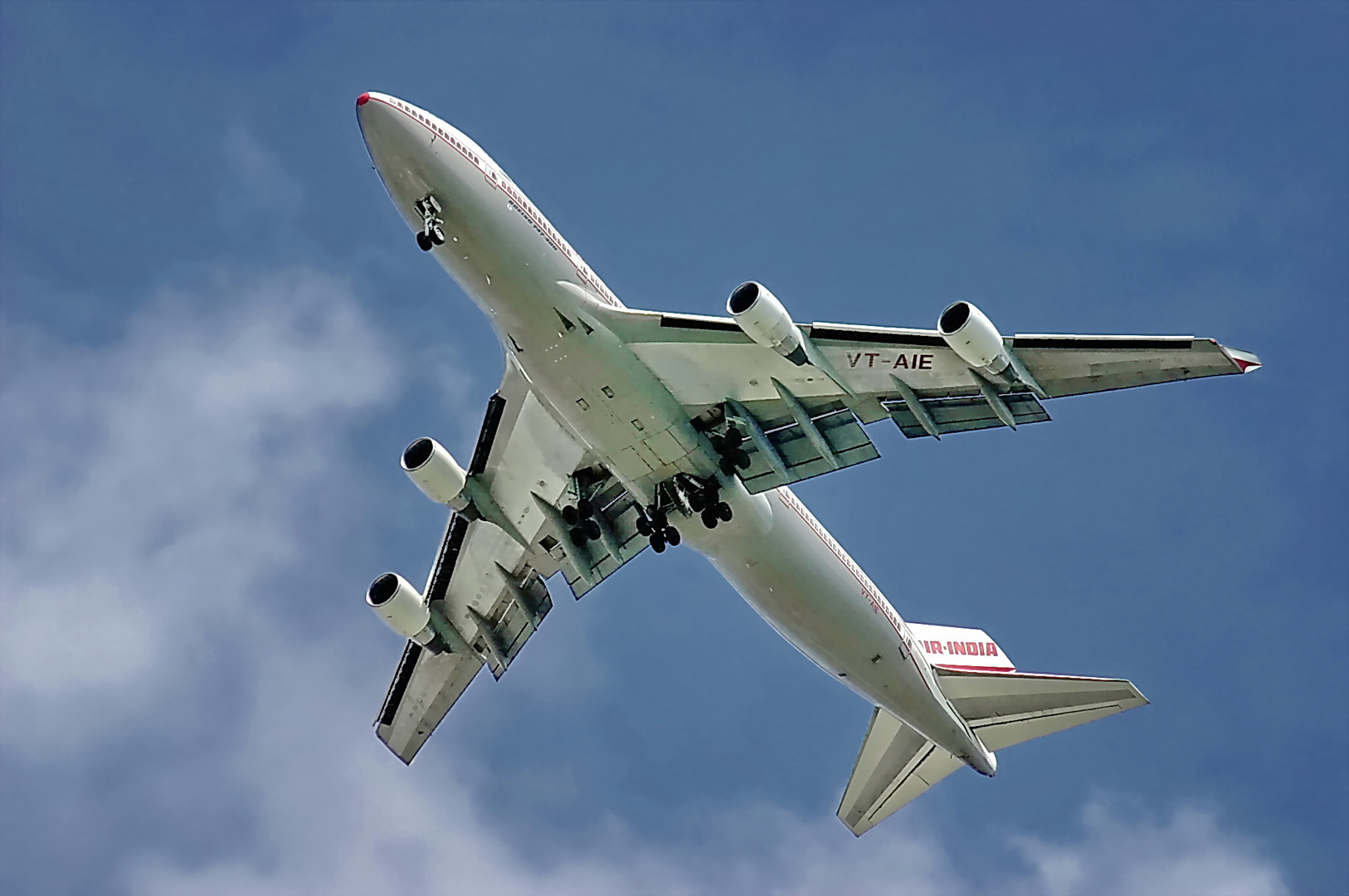 Anflug Frankfurt Flughafen