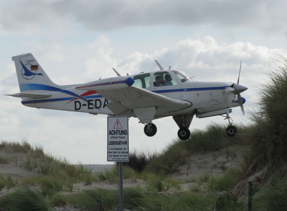 Anflug Helgoland