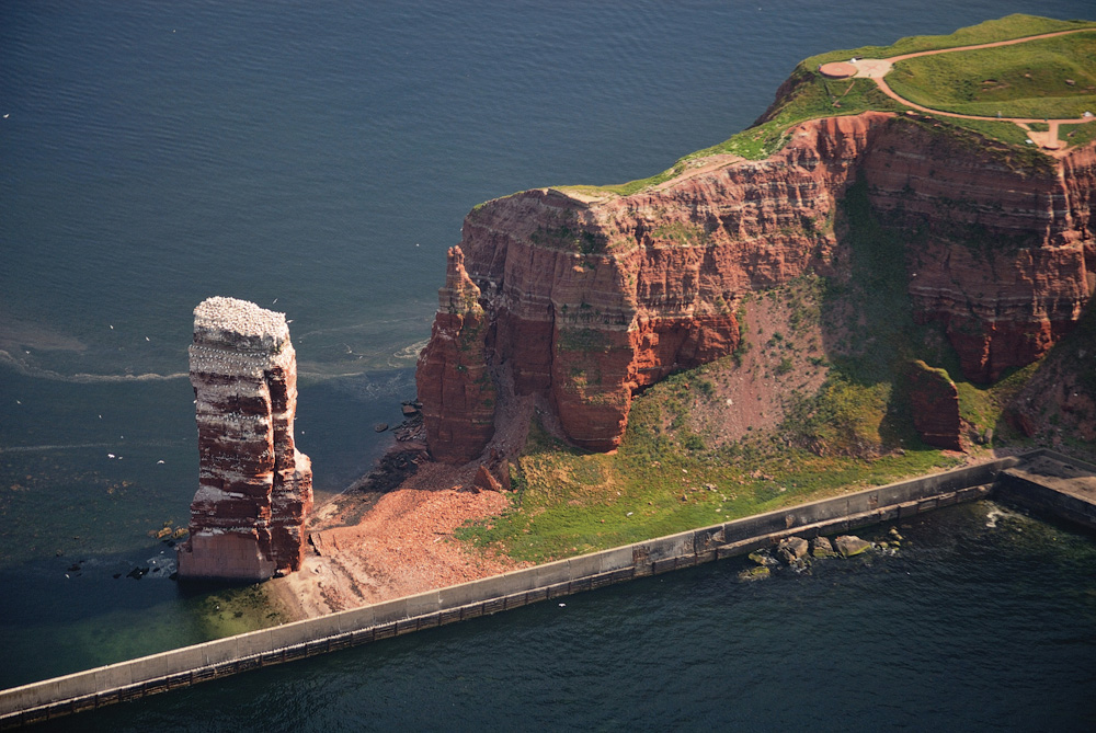 Anflug Helgoland