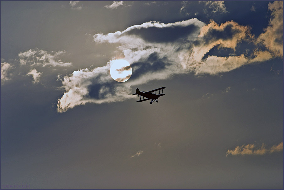 Anflug in der Abendstimmung...