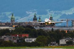 Anflug Innsbruck 
