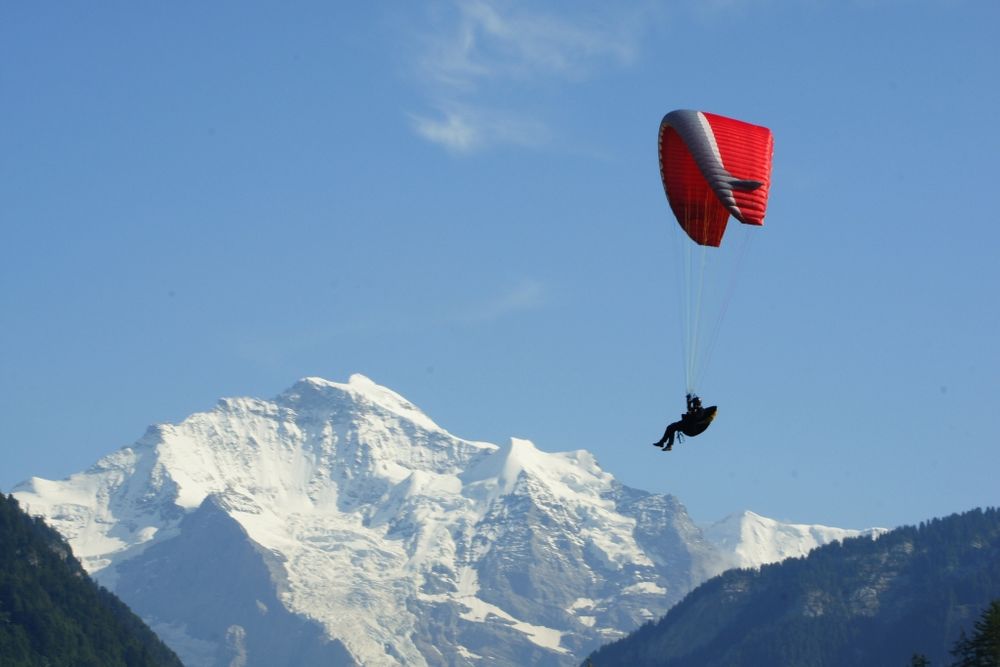 Anflug Interlaken