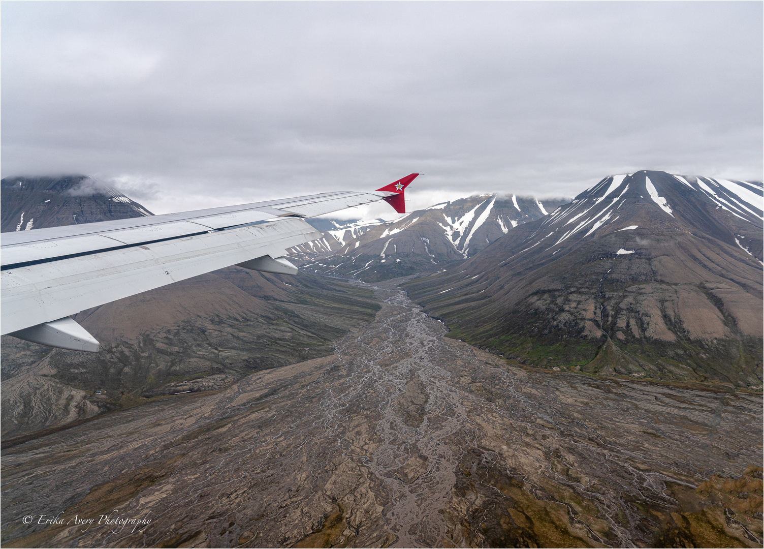 Anflug Longyearbyen