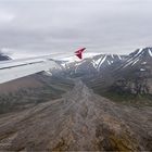 Anflug Longyearbyen