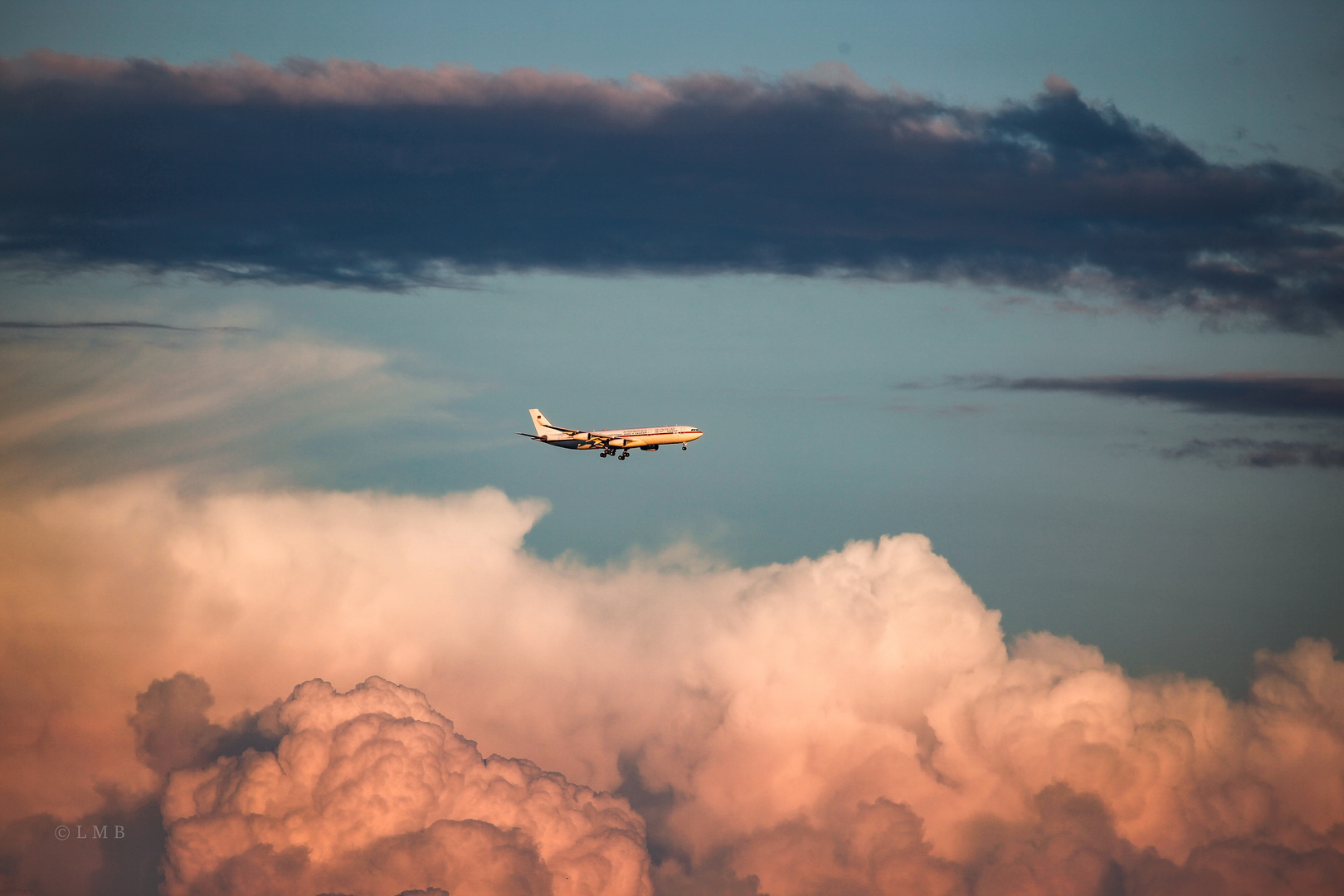 Anflug Luftwaffe A340 # 3