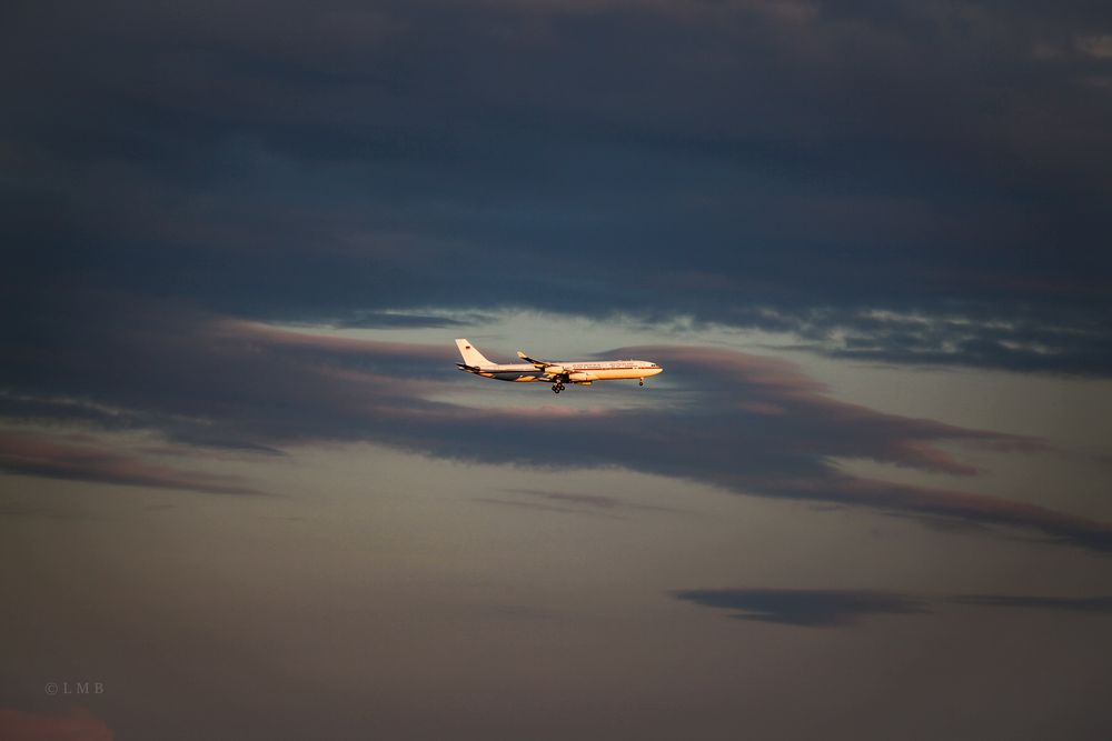 Anflug Luftwaffe A340 # 4