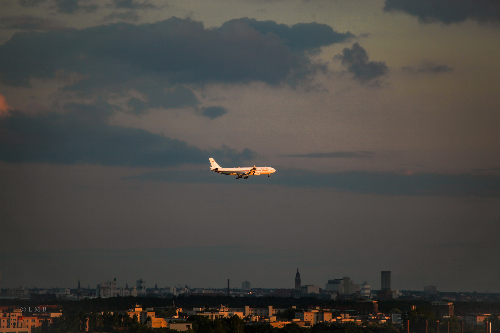 Anflug Luftwaffe A340 # 5