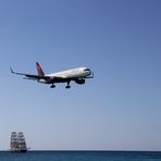 Anflug Maho Beach