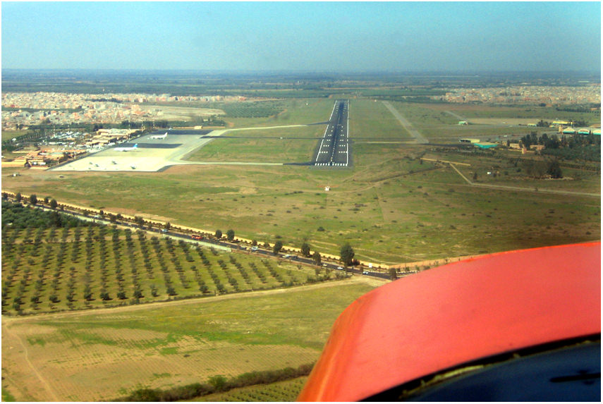 Anflug Marrakech