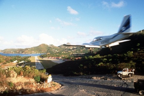 Anflug Saint Barthelemy.......