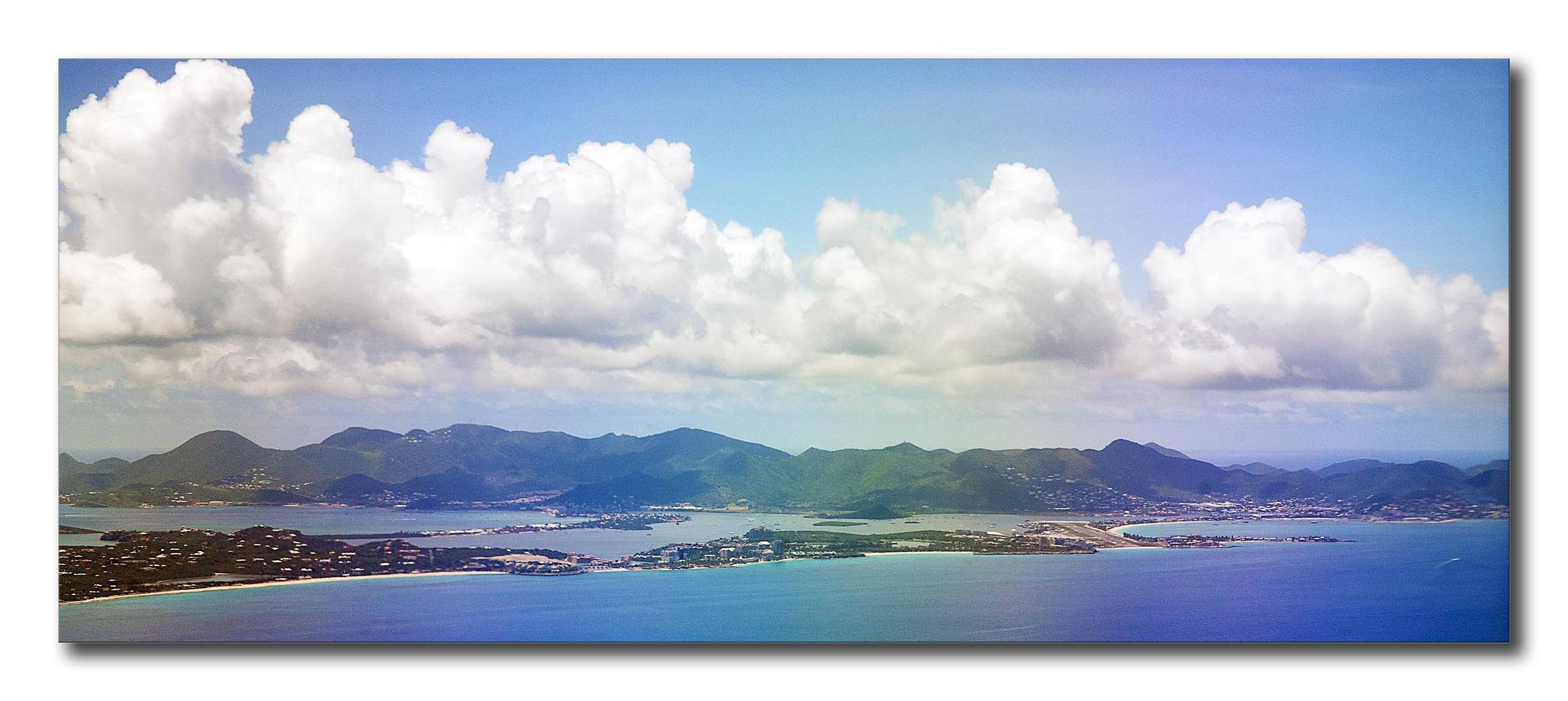 Anflug St. Maarten SXM