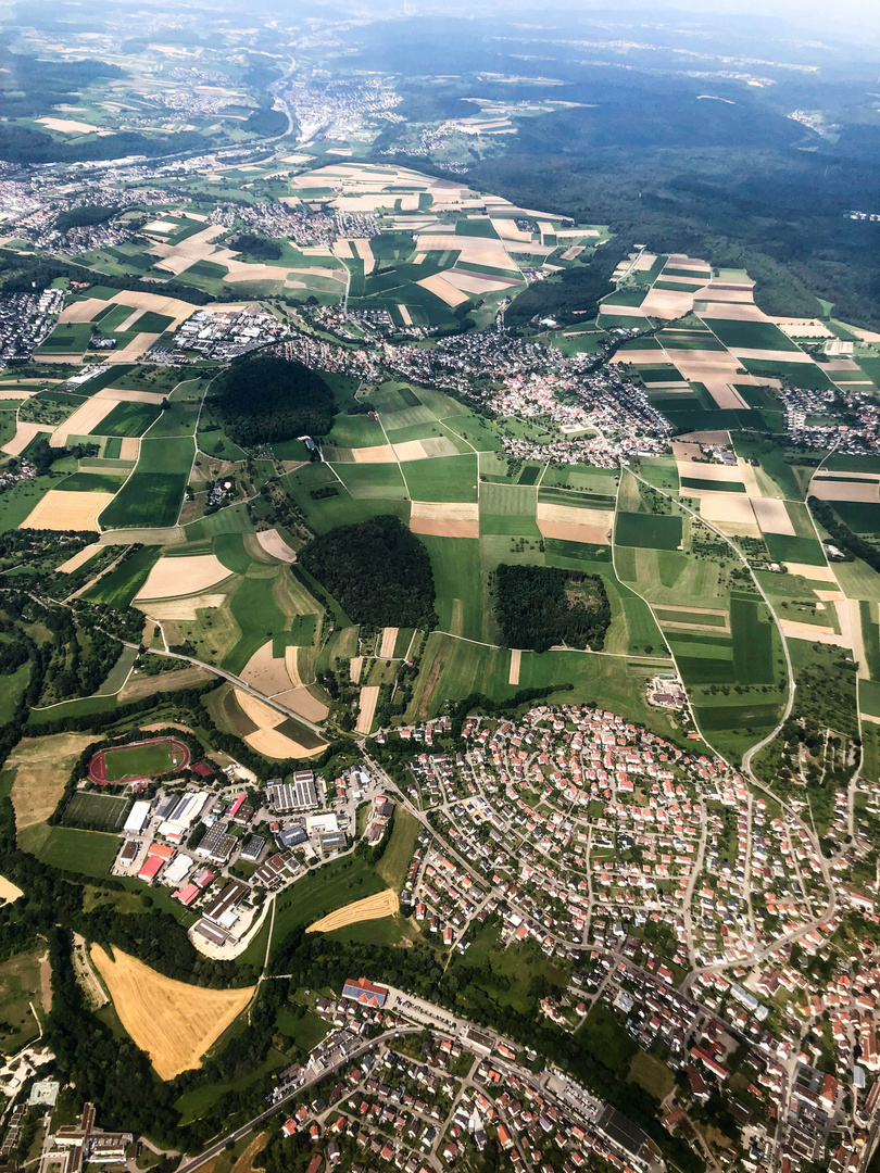 Anflug Stuttgart