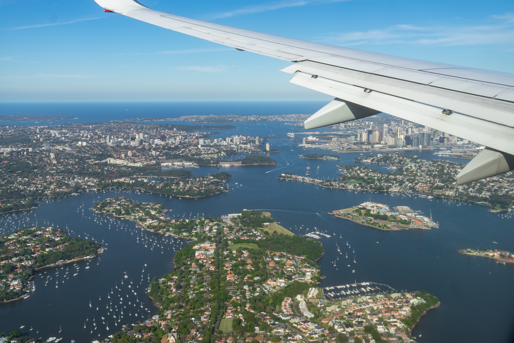 Anflug Sydney