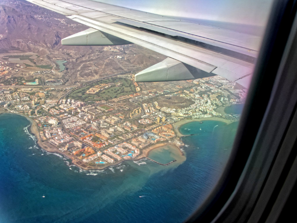 Anflug Teneriffa