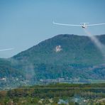 Anflug zu fünft