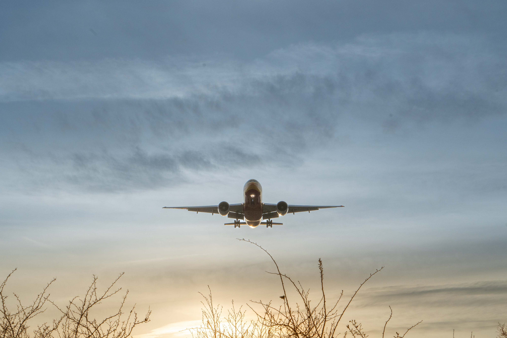 Anflug zur Landung auf LEJ 