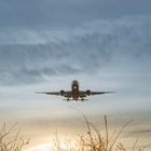 Anflug zur Landung auf LEJ 