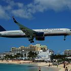 Anflugsequenz St.Maarten