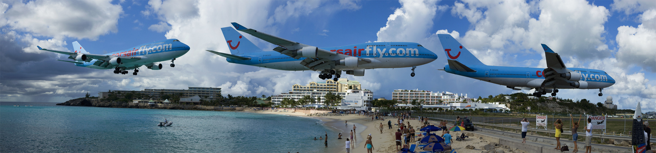 Anflugsequenz St.Maarten II