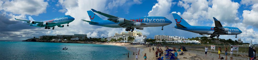 Anflugsequenz St.Maarten II