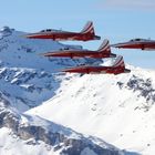 Anflug..."vor den Augen des Piz Gloria Massives" (Schilthorn)