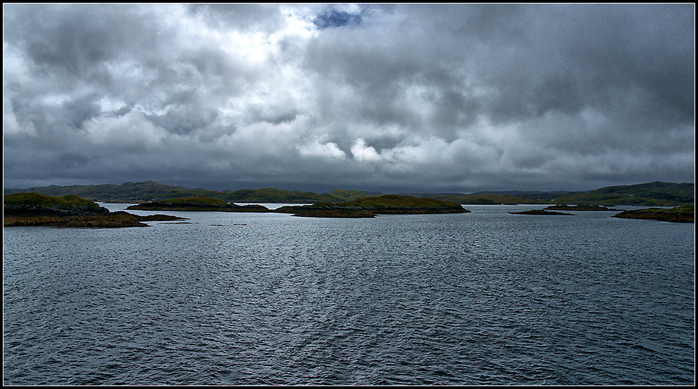 Anfunft auf Harris