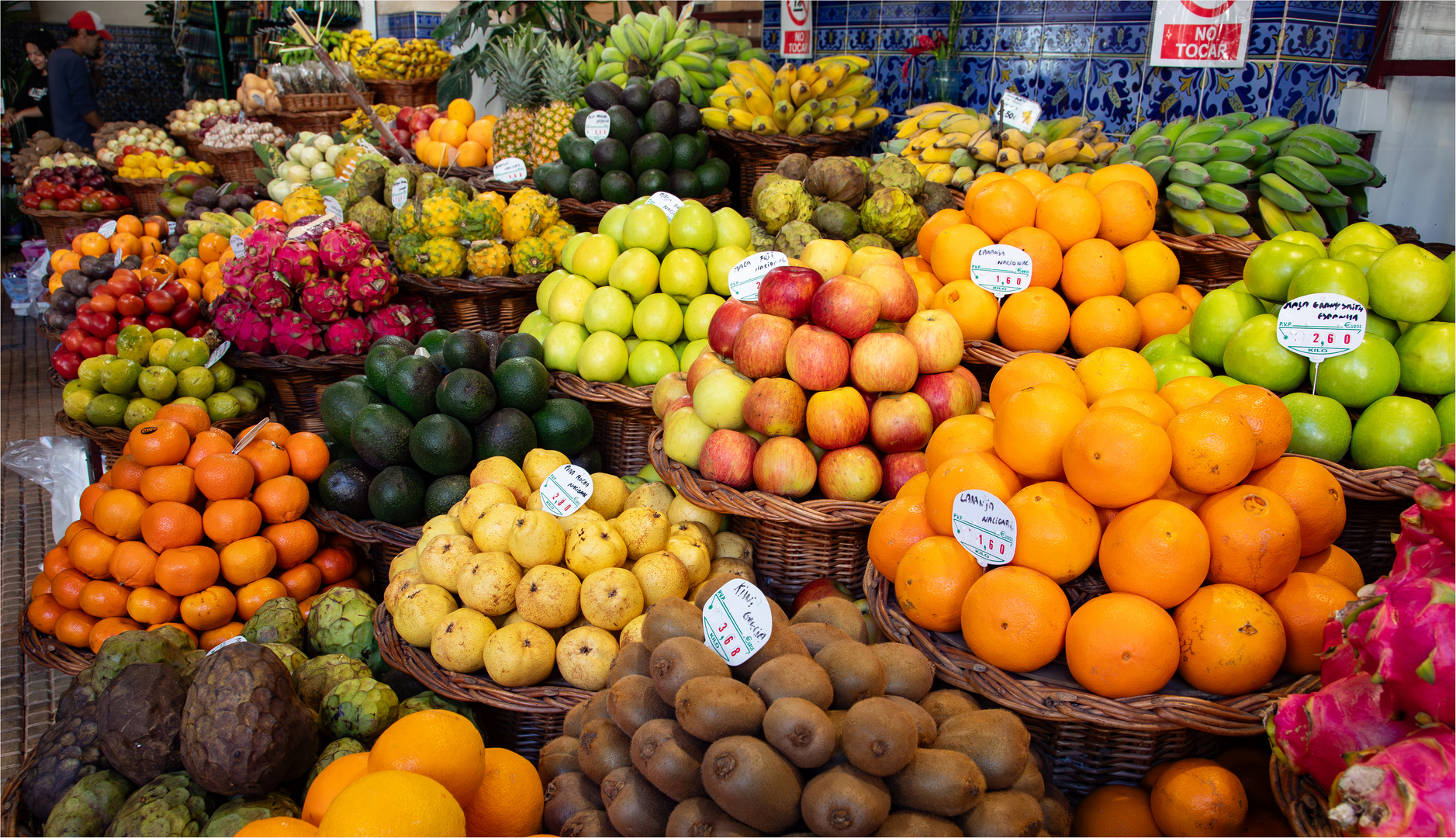 Angebot in der Markthalle