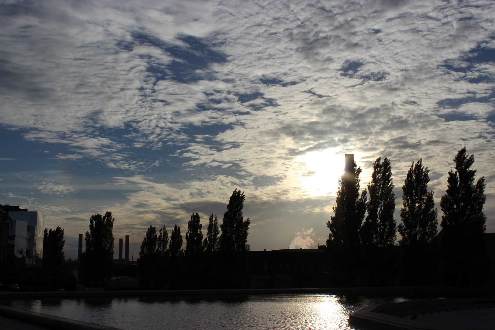 Angehende Abenddämmerung