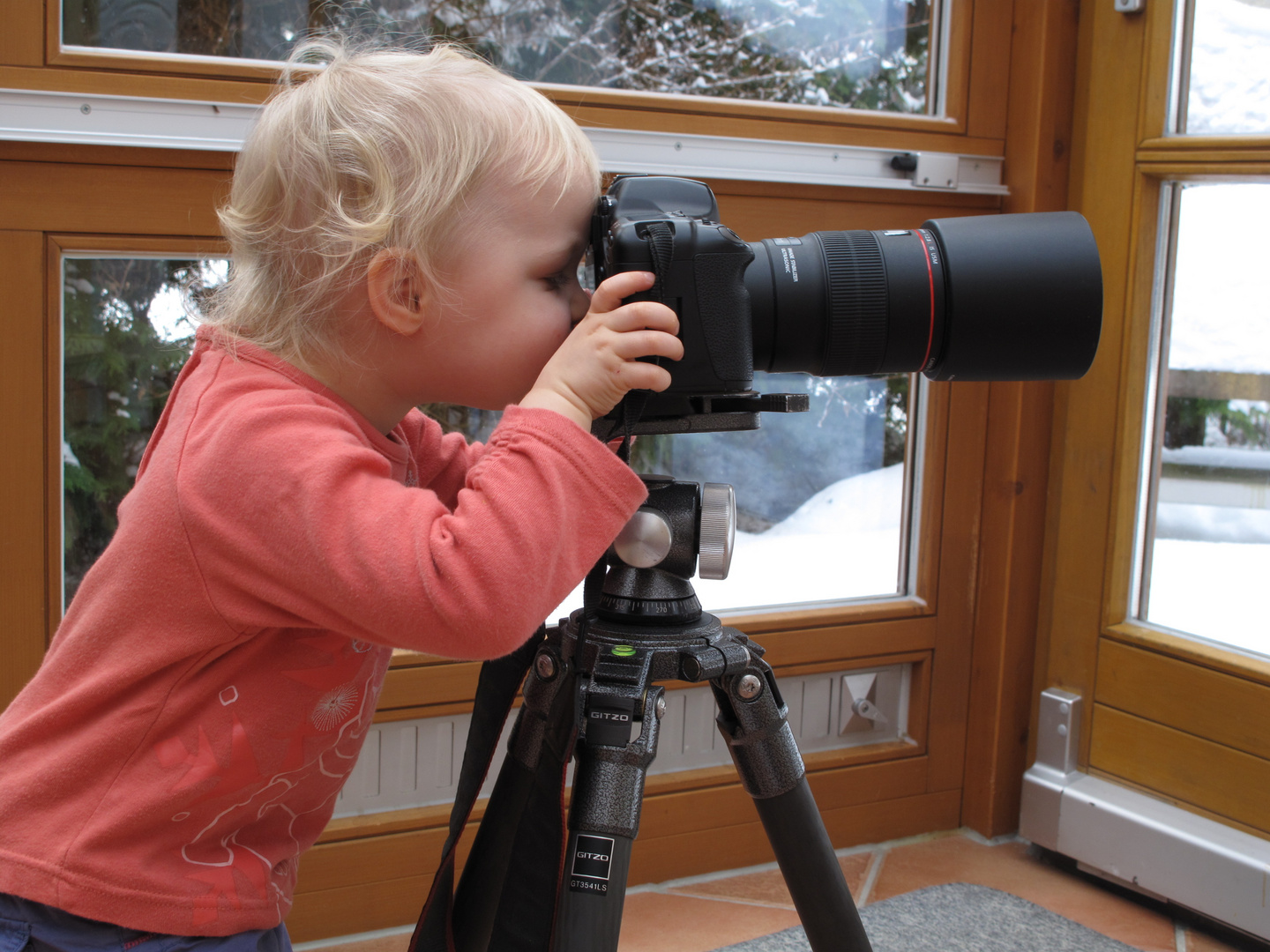 angehende Hobby-Fotografin