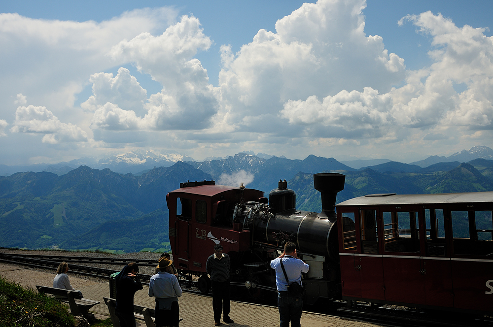 Angekommen auf dem Schafberg in 1732mtr.