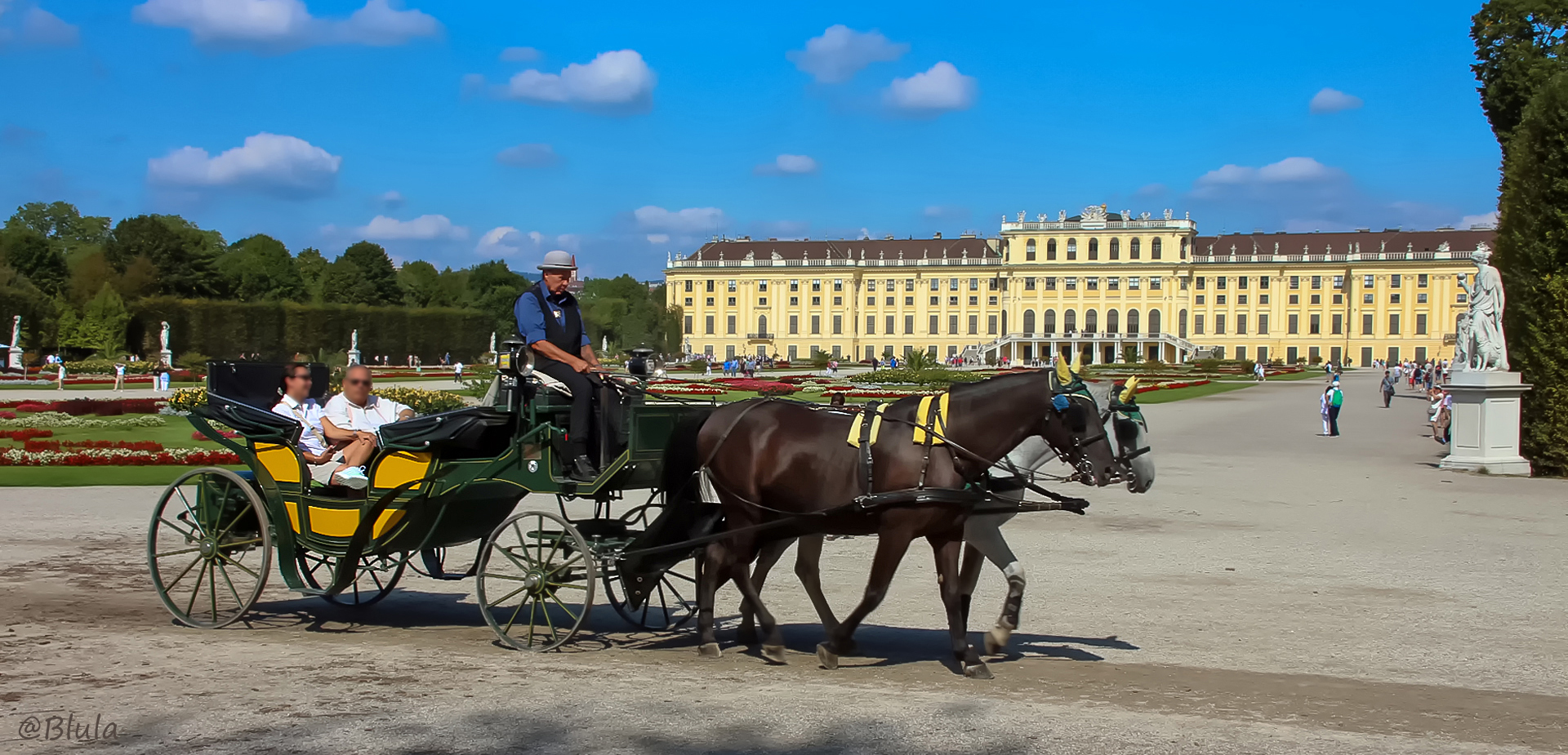 Angekommen im Schlosspark von Schönbrunn