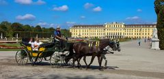 Angekommen im Schlosspark von Schönbrunn