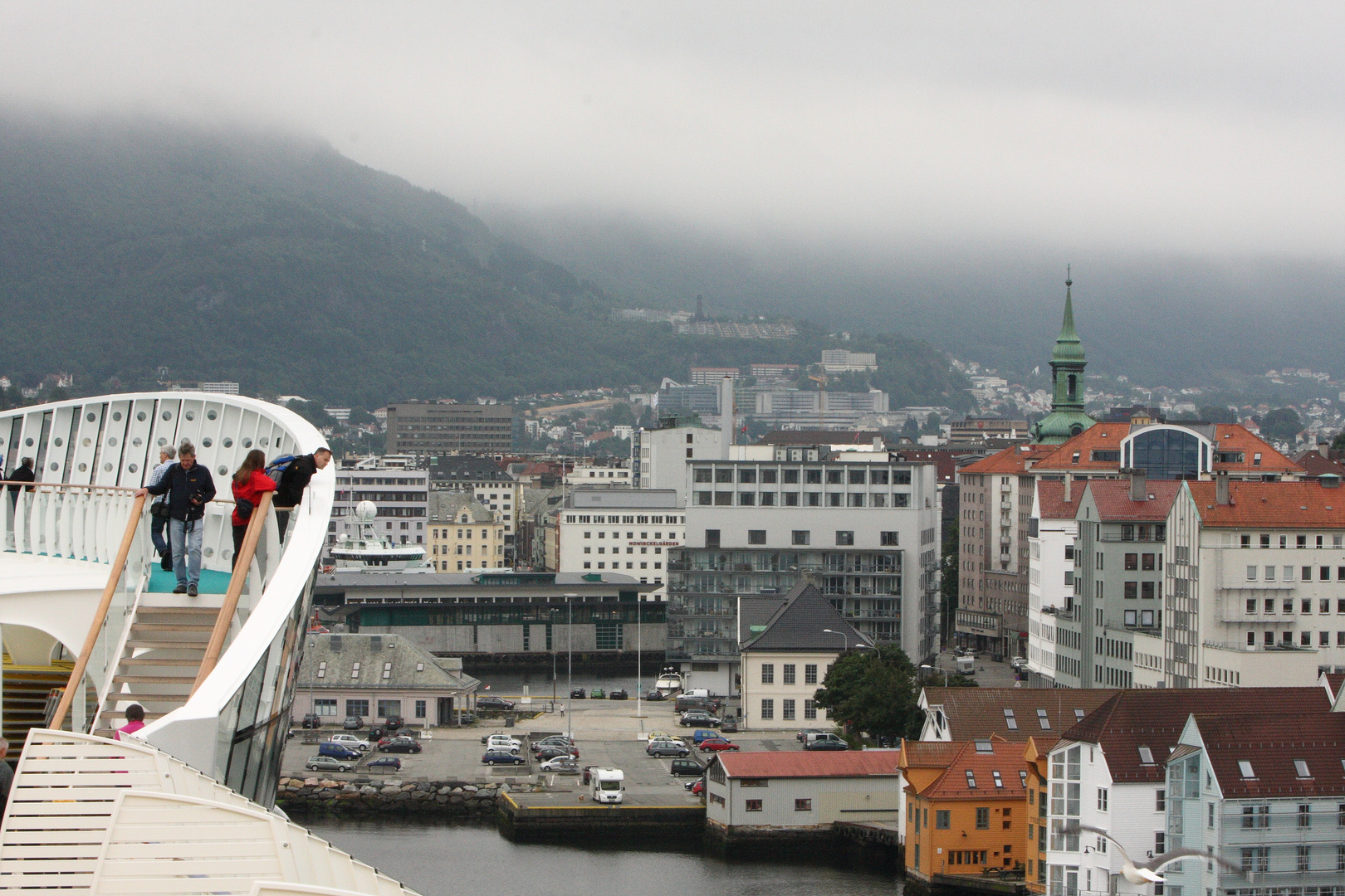 Angekommen in Bergen.