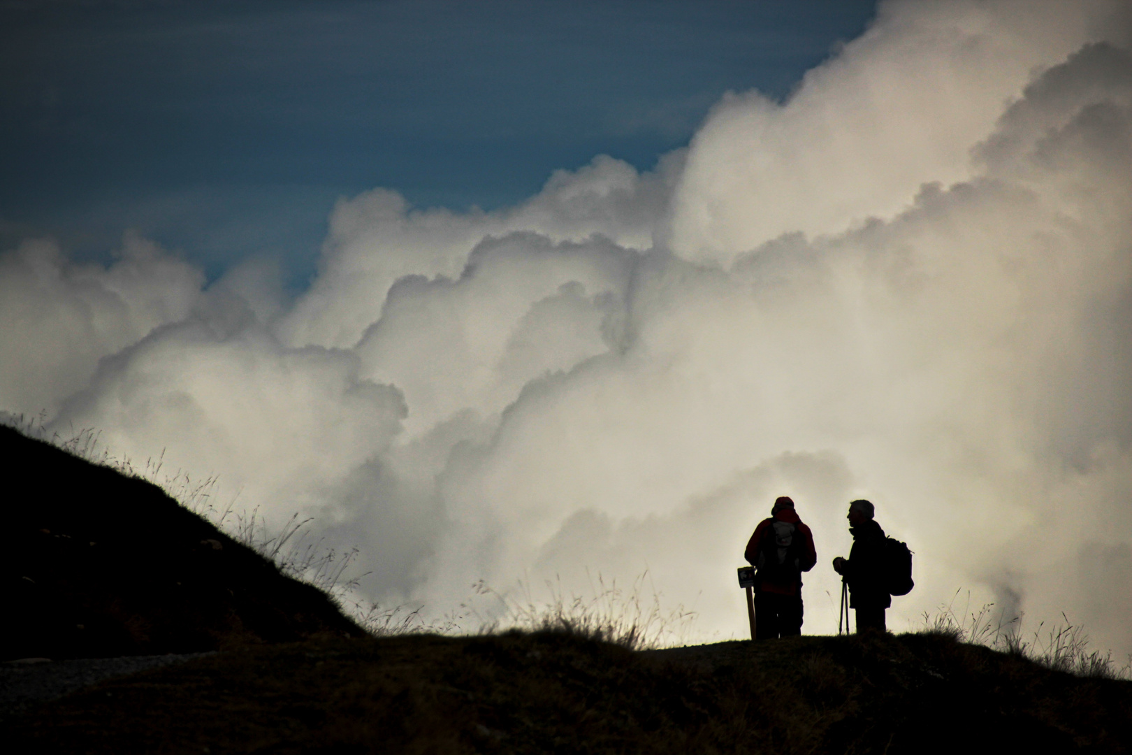 ... angekommen in den Wolkenbergen