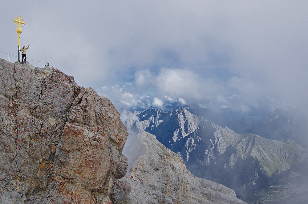 angekommen, Zugspitze