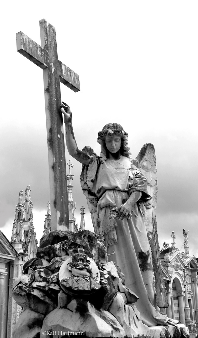 angel and cross