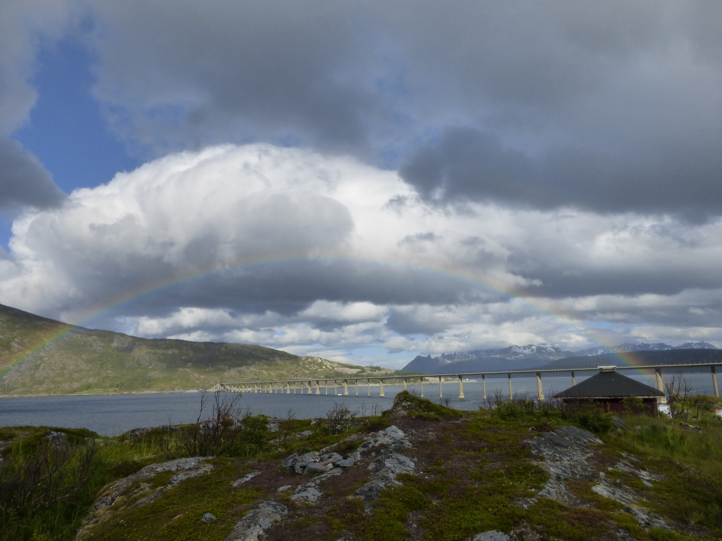 Angel Brücke in Norwegen.