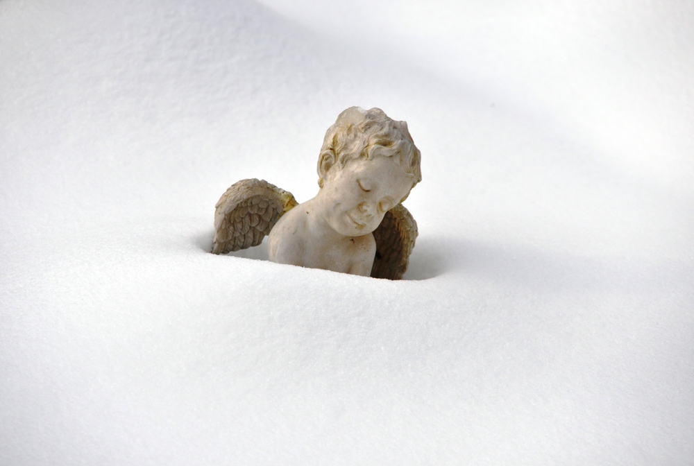 Angel in snow