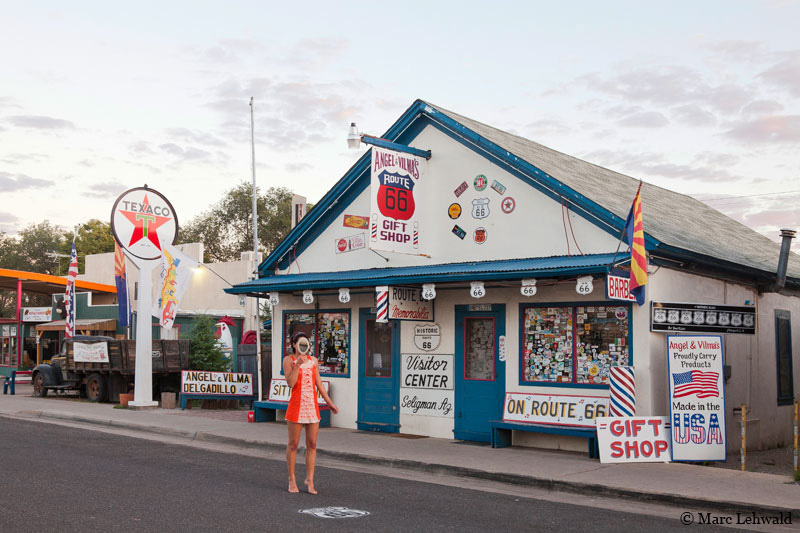 Angel of Route 66, Seligman, Arizona, USA.