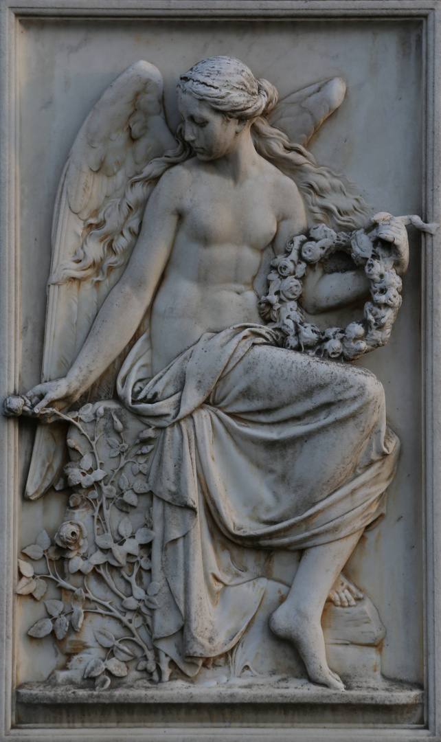 Angel with Roses