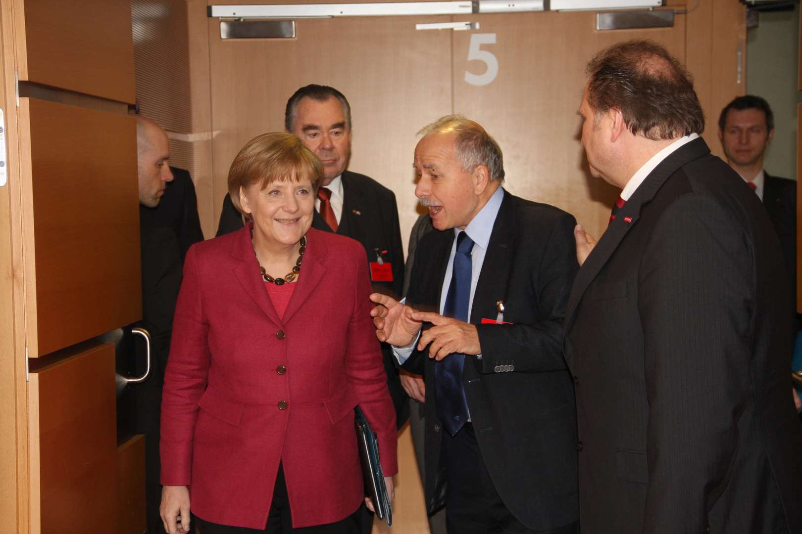 Angela Merkel besucht die internationale Handwerksmesse 14.3.2014 München