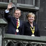 Angela Merkel und Donald Tusk