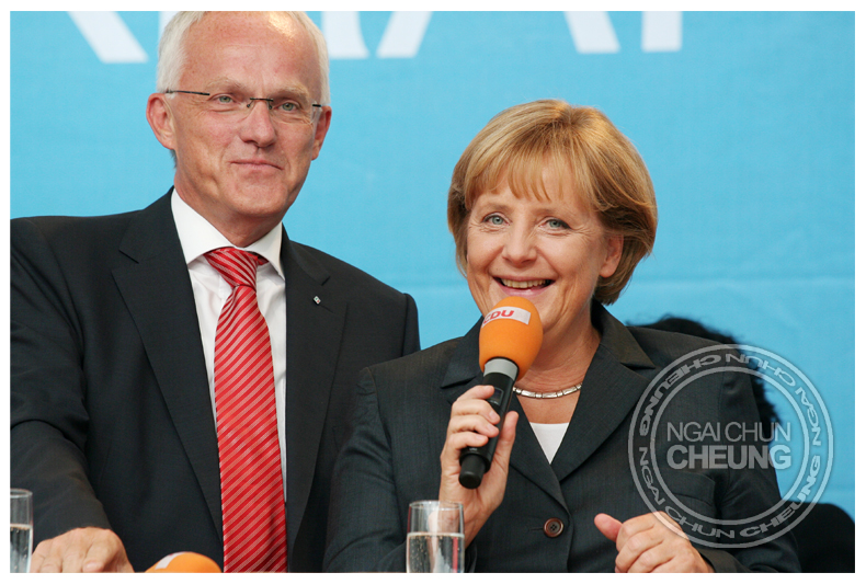Angela Merkel und Jürgen Rüttgers