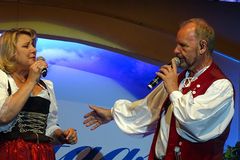 Angela Wiedl und Uwe Erhardt Mitglied der Gruppe Die Schäfer