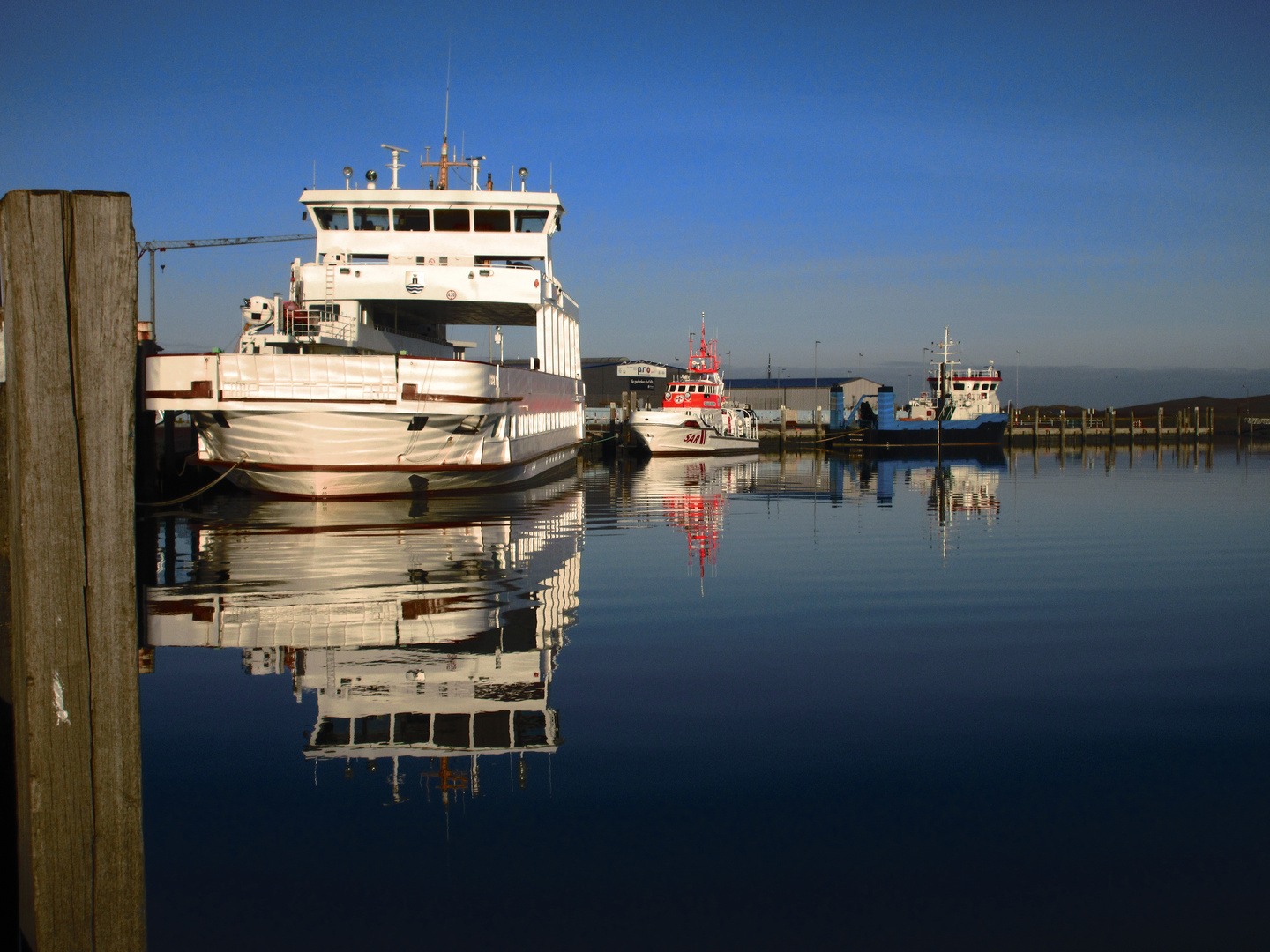 Angelegt im Hafen