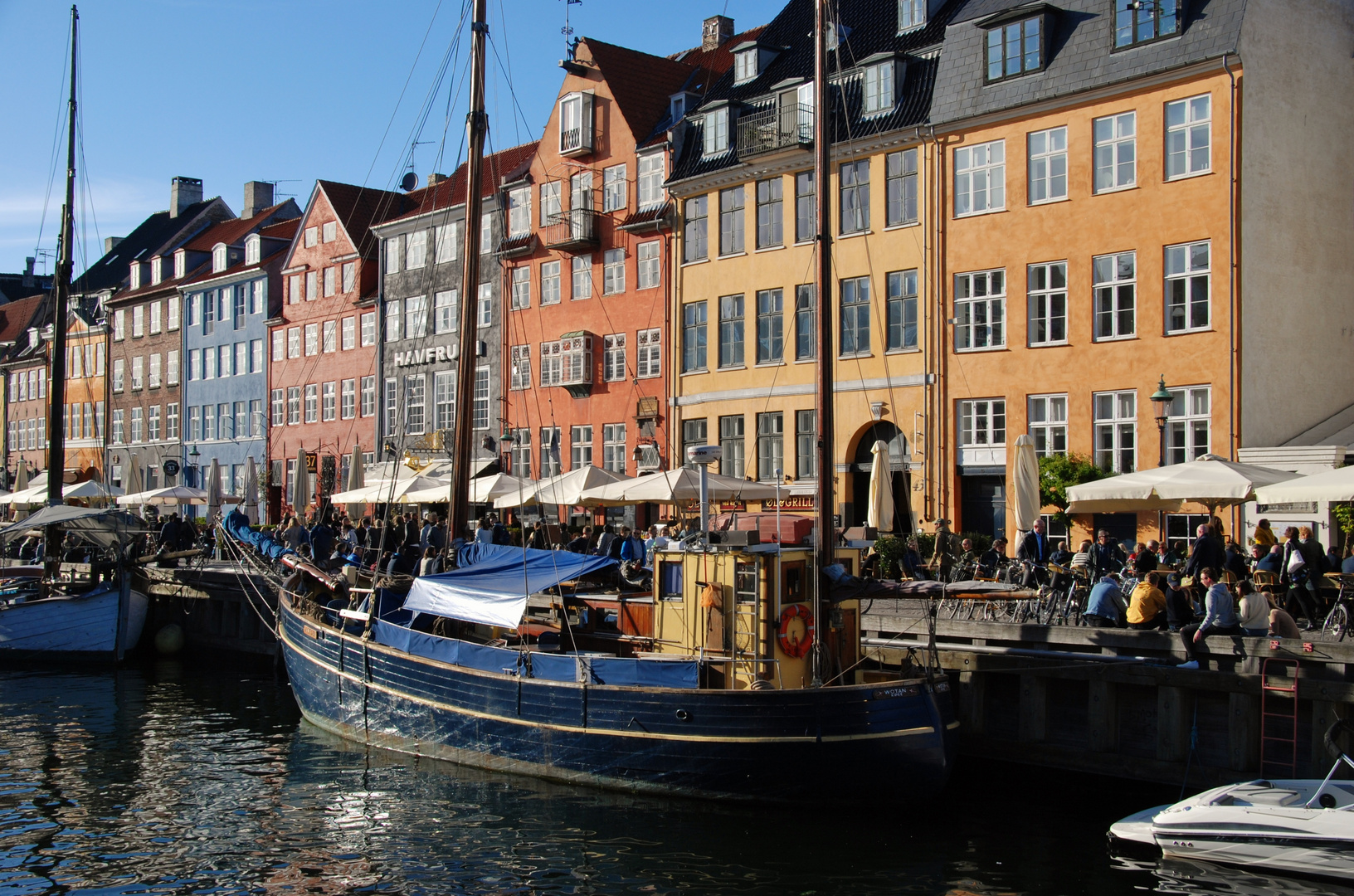 Angelegt in Nyhavn, Kopenhagen